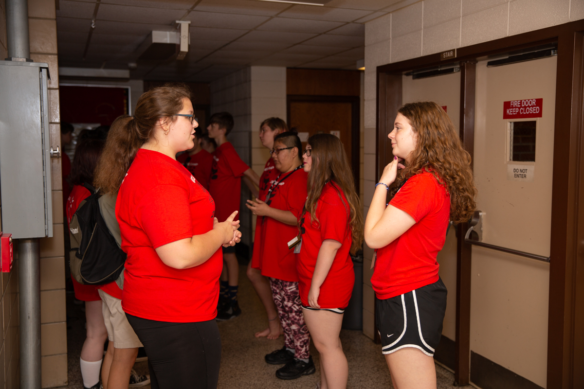 mixer in the hall