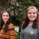 Sierra Cullars (on the right) was named the 2018-19 Truman Capote Literary Trust Scholarship for Creative Writing and Leah Wingenroth (on the left) was this year’s runner-up in the competition.