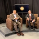 Dr. Ozzie Ostwalt, Professor of Philosophy and Religion on the set of his AppTV program, “Religion in Life