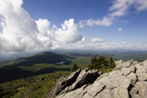 A long distance view of mountains. Photo by Marie Freeman.