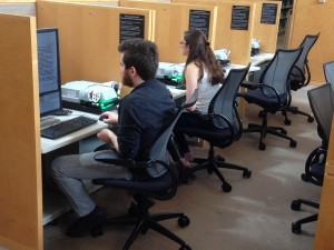 Appstate students research in the archives of the United States Holocaust Memorial Museum in Washington, D.C