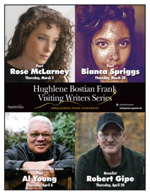 Hughlene Bostian Frank Visiting Writers Series Spring 2017