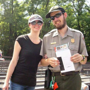 Kate Bloom ’18 as a student at Appalachian pictured with her husband. Photo submitted.