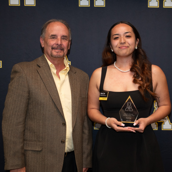 Berardino “Dino” DiBernardi, left, and Nicole Tran, right.