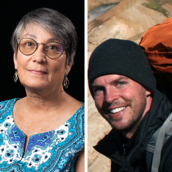 Alice Fisher (left) and Brian Zimmer (right)