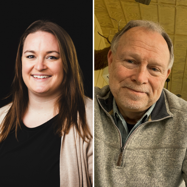 Haley Herman (left) and Thomas Schwartz (right)