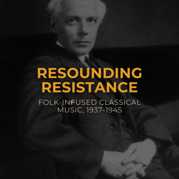 Appalachian State University's High Country Humanities—with support from North Carolina Humanities and the Watauga Arts Council —is pleased to present a public listening workshop, followed by a free concert. These events will form a two-part program titled “Resounding Resistance: Folk-Infused Classical Music, 1937-1945,” which will take place on Sunday, May 4, 2025, from 3:30-5:30 p.m. at the Rosen Concert Hall in Appalachian's Broyhill Music Center at 813 Rivers Street in Boone. Doors will open at 3:00 p.m