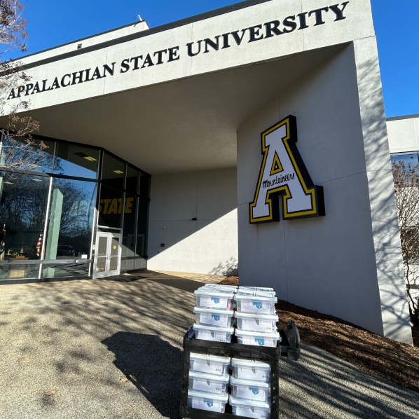 Rockin NC' kits arrive at the App State Hickory Campus