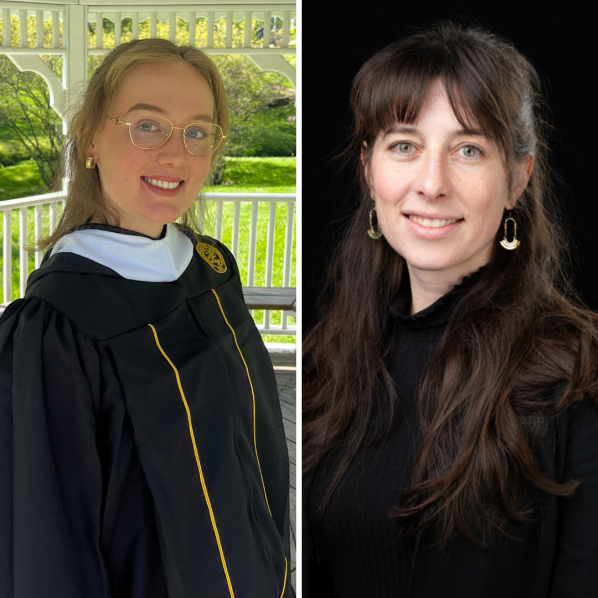 Sarah Ulrich '24 (left) and Dr. Maggie Sugg (right) are co-authors of a new paper published in the high-impact scientific journal The Lancet Regional Health - Americas.