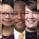 Pictured, from left to right, are the members of Appalachian State University’s ADVANCE APPALACHIAN team: Dr. Jennifer Burris, professor in and chair of the Department of Physics and Astronomy; Dr. Claudia Cartaya-Marin, chair of and professor in the A.R. Smith Department of Chemistry and Fermentation Sciences; Dr. Willie C. Fleming, App State’s chief diversity officer; Dr. Brooke Hester, associate professor in the Department of Physics and Astronomy; and Dr. Andrew Bellemer, associate professor in the Depa