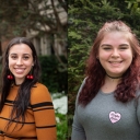 Sierra Cullars (on the right) was named the 2018-19 Truman Capote Literary Trust Scholarship for Creative Writing and Leah Wingenroth (on the left)  was this year’s runner-up in the competition.