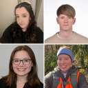 Abigail Branco (top left), Roland Kummer (top right), Kate Starr (bottom left) and Rylee Strassner (bottom right) were inducted into the Spring 2025 Cratis D. Williams Society. Photos submitted