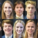 The 2019–20 recipients of the Chancellor’s Scholarship: Lela Arruza, of Apex; Sophie Columbia, of Durham; Capability “Cape” Dickerson, of Rutherfordton; Oliver Dunkin, of Satellite Beach, Florida; Alisa Duong, of Charlotte; Samantha “Sam” Froese, of Cary; Aidan Keaveney, of Durham; Amelia Rhodes, of Winston-Salem; Gabriela “Gigi” Upchurch, of Denton, Texas and Lily Vowels, of Elizabethtown, Kentucky.