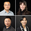 Dr. Tinghao Feng (top left), Dr. Maggie Sugg (top right), Dr. William Wang (bottom left), and Dr. Zhiyuan Yao (bottom right) received Chancellor's Innovation grants.