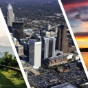 This image, taken from the front cover of the March 11 North Carolina Climate Science Report, shows scenes from the state’s three geographic regions, pictured from left to right: the Western Mountains, the Piedmont and the Coastal Plain. Appalachian’s Dr. Baker Perry, professor in the Department of Geography and Planning, served as a co-author on the report, contributing his expertise to the report’s snowstorms and snow cover sections. North Carolina Institute for Climate Studies image