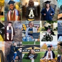 More than 1,700 Appalachian State University graduates were conferred degrees during the university’s virtual Fall 2020 Commencement Dec. 11. This photo collage shows a handful of the numerous celebratory commencement photos shared by App State’s Class of 2020 graduates via social media. Photos submitted