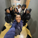 The Harris family celebrates their Mountaineer legacy: Two members are App State alumni and two are current students at App State. Pictured in front is Tony Harris II, a first-year student at App State with a major in risk management and insurance. Behind Harris, pictured from left to right, are his sisters Lundyn Harris ’16, who earned a Bachelor of Arts in psychology from App State, and Joy Harris, a student at North Carolina A&T University; his mother, Melissa Harris; his sister Jaeda Harris, an App Stat