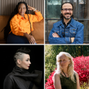 The Fall 2025 Hughlene Bostian Frank Visiting Writer Series will feature DeAndra Davis (top left), Taylor Brown (top right), Maria Dahvana Headley (Bottom left), and Kathryn Kirkpatrick (bottom right). Photos submitted