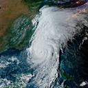 According to the National Weather Service, Hurricane Helene made landfall in the Big Bend area of the Florida Gulf Coast as a Category 4 storm late in the evening of Sept. 26, 2024. The storm reached the Southern Appalachians on Sept. 27, 2024, causing widespread flooding, landslides, downed trees and power outages. Image courtesy of National Oceanic and Atmospheric Administration/Cooperative Institute for Research in the Atmosphere