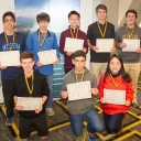 Pictured here are the Comprehensive level winners from the NCCTM State Mathematics Contest held at Appalachian State University on March 8. They will next compete at the state competition. Photo by Marie Freeman
