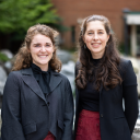 Sophie Ryan (left) and Dr. Maggie Sugg (right) at Appalachian State University. Photo by Chase Reynolds