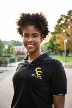 Caitlyn Simmons, CAS Corps feature of the month portrait. Photo by Ellen Gwin Burnette