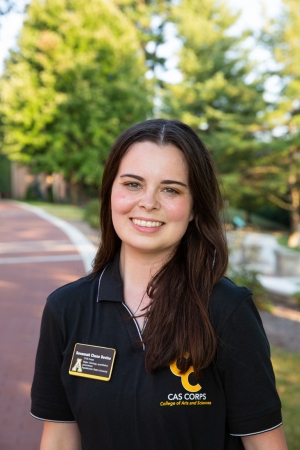 Savannah Devine, Geology: quantitative geoscience major, minor in mathematics. Photo by Ellen Gwin Burnette 