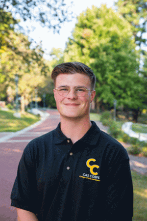 Max Martin, Geography major, Philosophy minor. Photo by Ellen Gwin Burnette