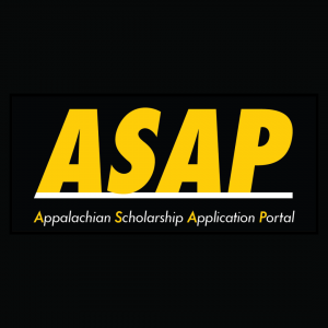 The 2025-26 Appalachian Scholarship Application Portal (ASAP) opens this Sunday, December 1, 2024, and closes Friday, February 7, 2025.