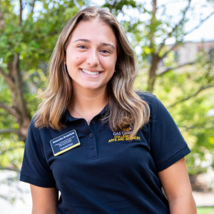 CAS Corps member Samantha Brakefield is a junior criminal justice major from Monroe. Photo by Lauren Gibbs.