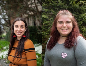 Sierra Cullars (on the right) was named the 2018-19 Truman Capote Literary Trust Scholarship for Creative Writing and Leah Wingenroth (on the left)  was this year’s runner-up in the competition.