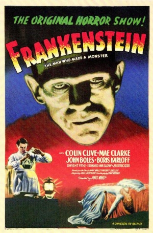 Frankenstein movie poster, sourced from Classic Horror Movie posters (https://www.classichorrorposters.com/shop/11x17-inch-mini-posters/frankenstein-1931-movie-poster-mini-poster-style-c/)