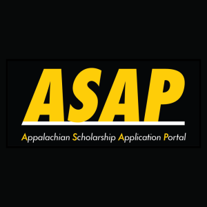 The 2026-27 Appalachian Scholarship Application Portal (ASAP) opened today, December 1, 2025, and closes Saturday, February 7, 2026.