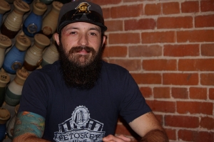 Brad Bergman, head brewer at Petoskey Brewing Company, discusses the use of his bachelors of science degree in chemistry in his brewing process on Thursday, June 22