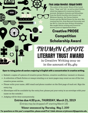 Truman Capote Scholarship Flyer