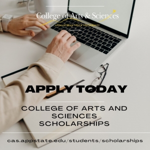 Apply today for College of Arts and Sciences scholarships