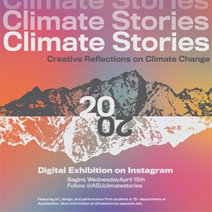 2020 Climate Stories Showcase: Digital Exhibition on Instagram graphic.