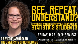 See. Repeat. Understand? Lessons In Teaching Statistical Computing With Dr. Victoria Woodard