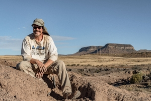Dr. Andy Heckert, professor in the Department of Geological and Environmental Sciences at Appalachian State University, is pictured in the Eastern Cape of South Africa in September during his 2021–22 Fulbright experience. Photo by Iekraam Adams