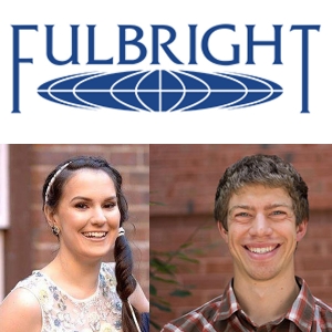Student Ryan Hellenbrand and two-time alumna Megan Holt-Smith have each received a 2017 Fulbright award.