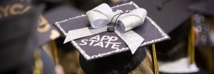 Appstate Graduation Cap Photo by Marie Freeman