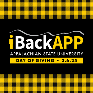 Appalachian State University's 12th Annual iBackAPP Day of Giving will be held for 24 hours on Thursday, March 6, 2025.