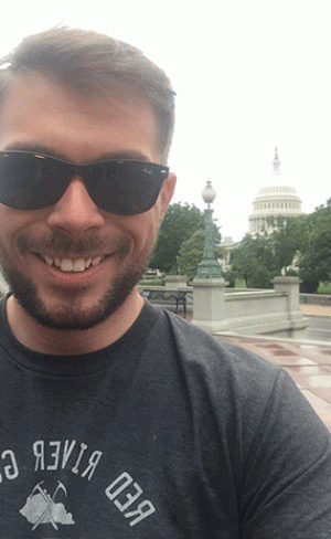 Appalachian State University graduate student Jacob Meadows is the first recipient of a teaching fellowship with the Appalachian Regional Commission in Washington, D.C. Photo provided by Jacob Meadows