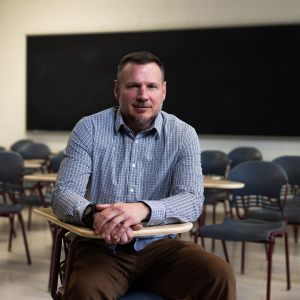 Dr. John Paul “JP” Jameson, professor in App State’s Department of Psychology and the recipient of a 2025 Gov. James E. Holshouser Jr. Award for Excellence in Public Service from the UNC System Board of Governors. Photo by Chase Reynolds