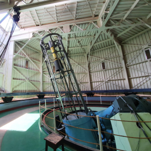 The 1.5-meter telescope housed in the University of the Free State’s Boyden Observatory in South Africa. App State professor emeritus and astrophysicist Dr. Richard Gray designed and built a spectrograph for the telescope, which he installed and commissioned this spring. This work, supported by Gray’s 2019–20 Fulbright award, began in fall 2019 and was put on hold in 2020 due to the global pandemic. Photo provided by Dr. Richard Gray