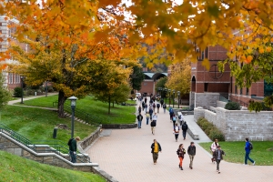 View of campus. Photo by University Communications.