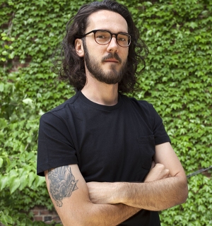 Caleb Johnson, author of the novel “Treeborne” and visiting assistant professor of creative writing at Appalachian State University. Photo by Irina Zhorov