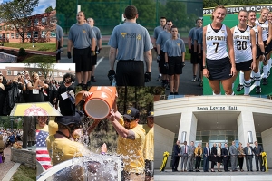 Collage of images from 2018 at Appalachian State University