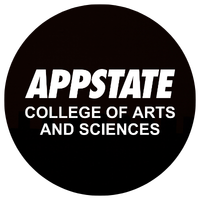 College of Arts and Sciences Logo in White Centered in a Black Circle